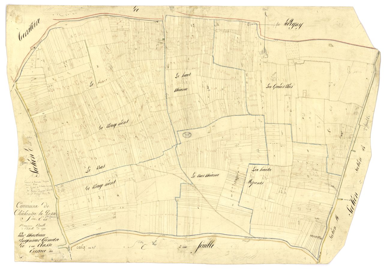 minute, section E, 2eme feuille