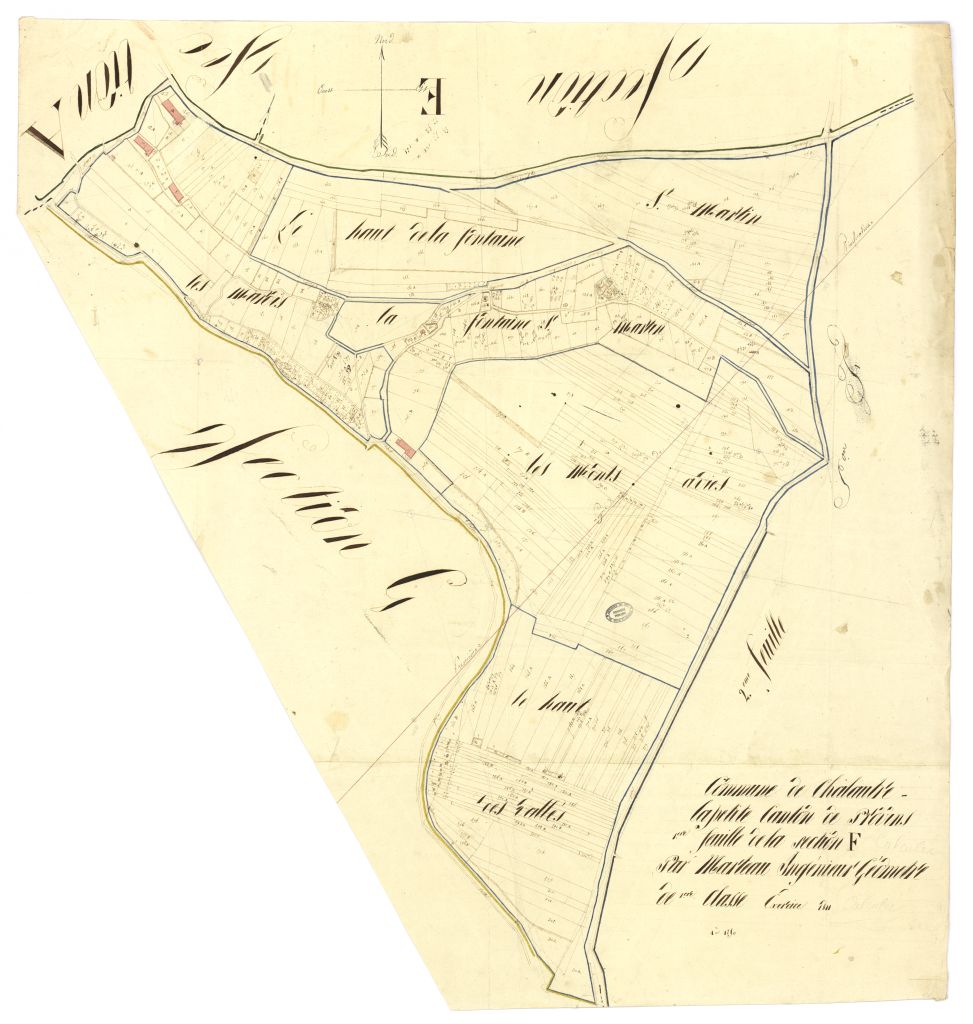 minute, section F, 1ere feuille