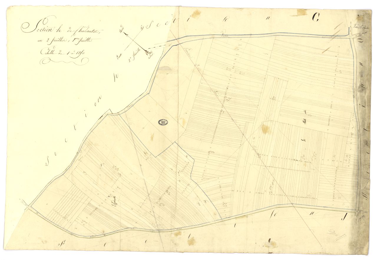 minute, section H, 1ere feuille