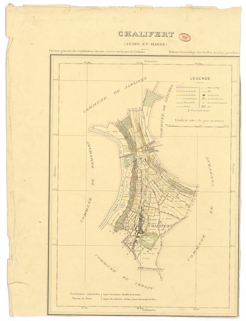 Plan de la commune (exemplaire 1)
