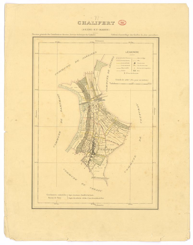 Plan de la commune (exemplaire 2)