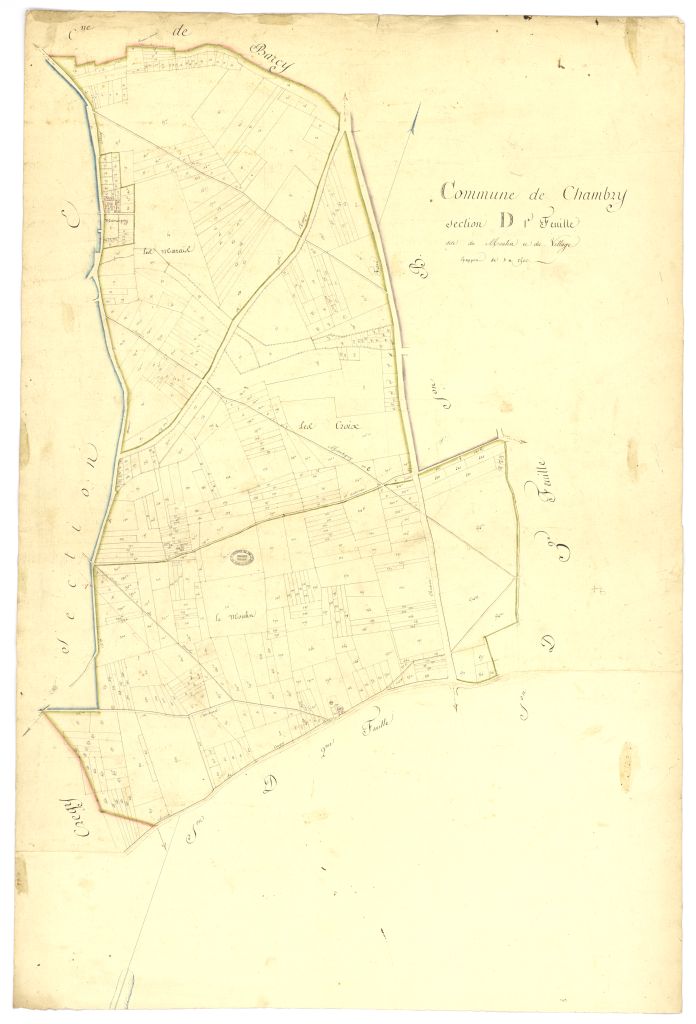 copie, section D, 1ere feuille