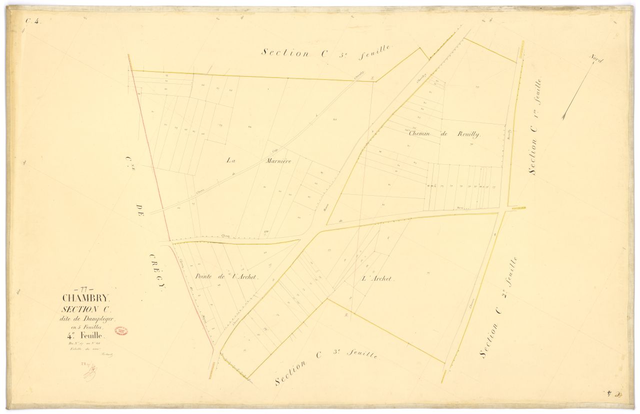 Section C dite de Dampleger, en 5 feuilles, 4eme feuille
