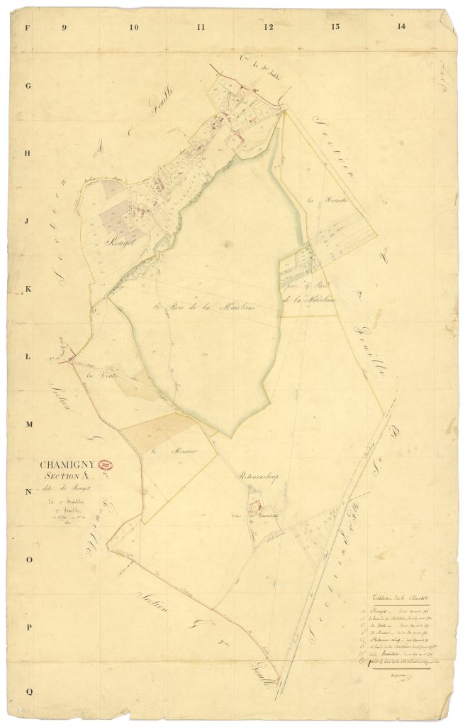 Section A dite du Rouget, en 3 feuilles, 2eme feuille