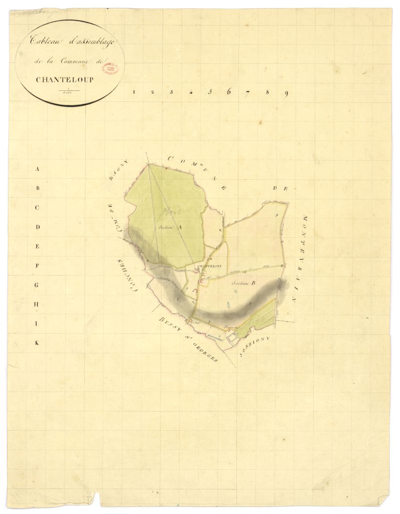 Tableau d'assemblage, 2 sections