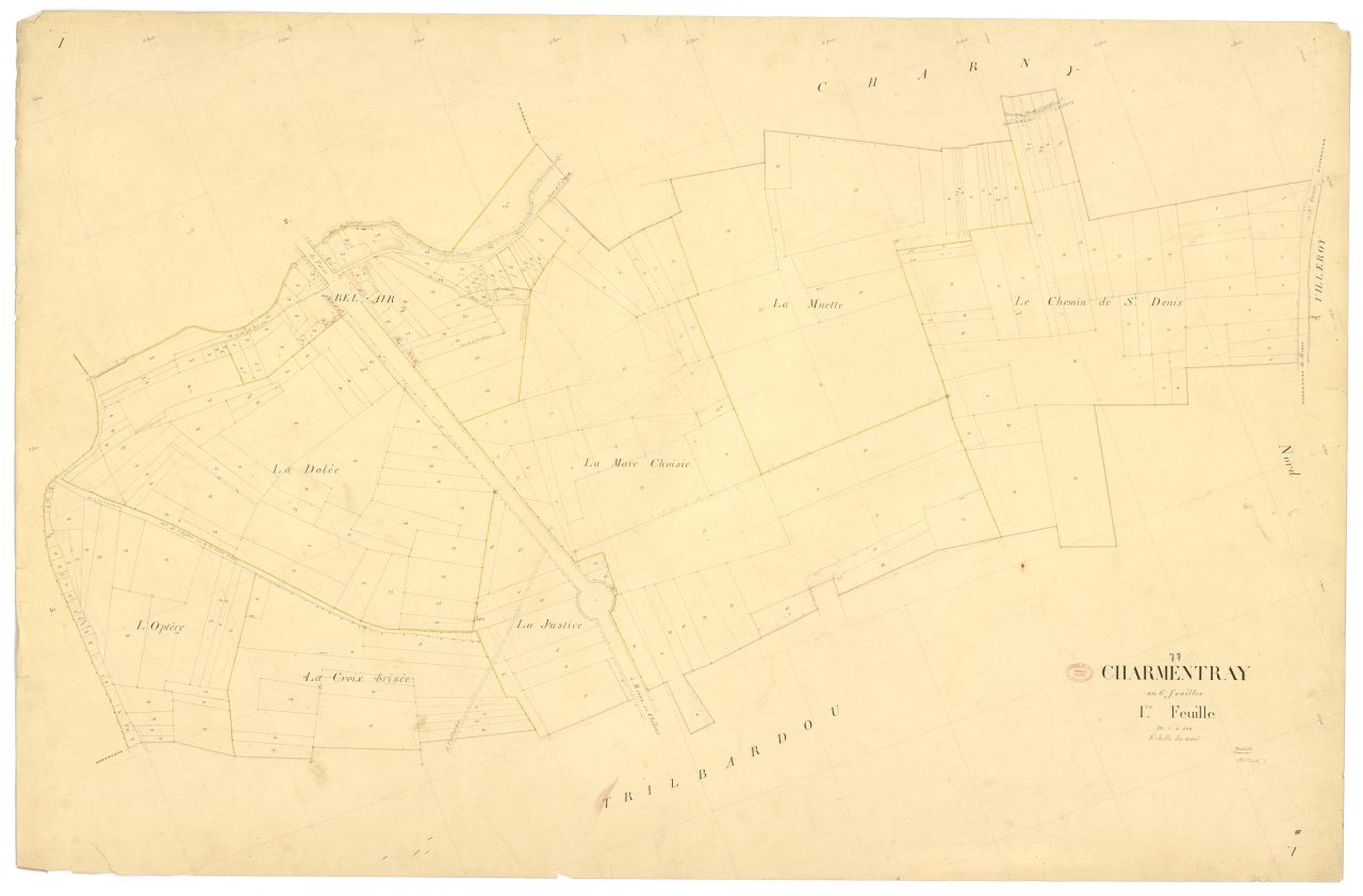 Section unique, 1ere feuille