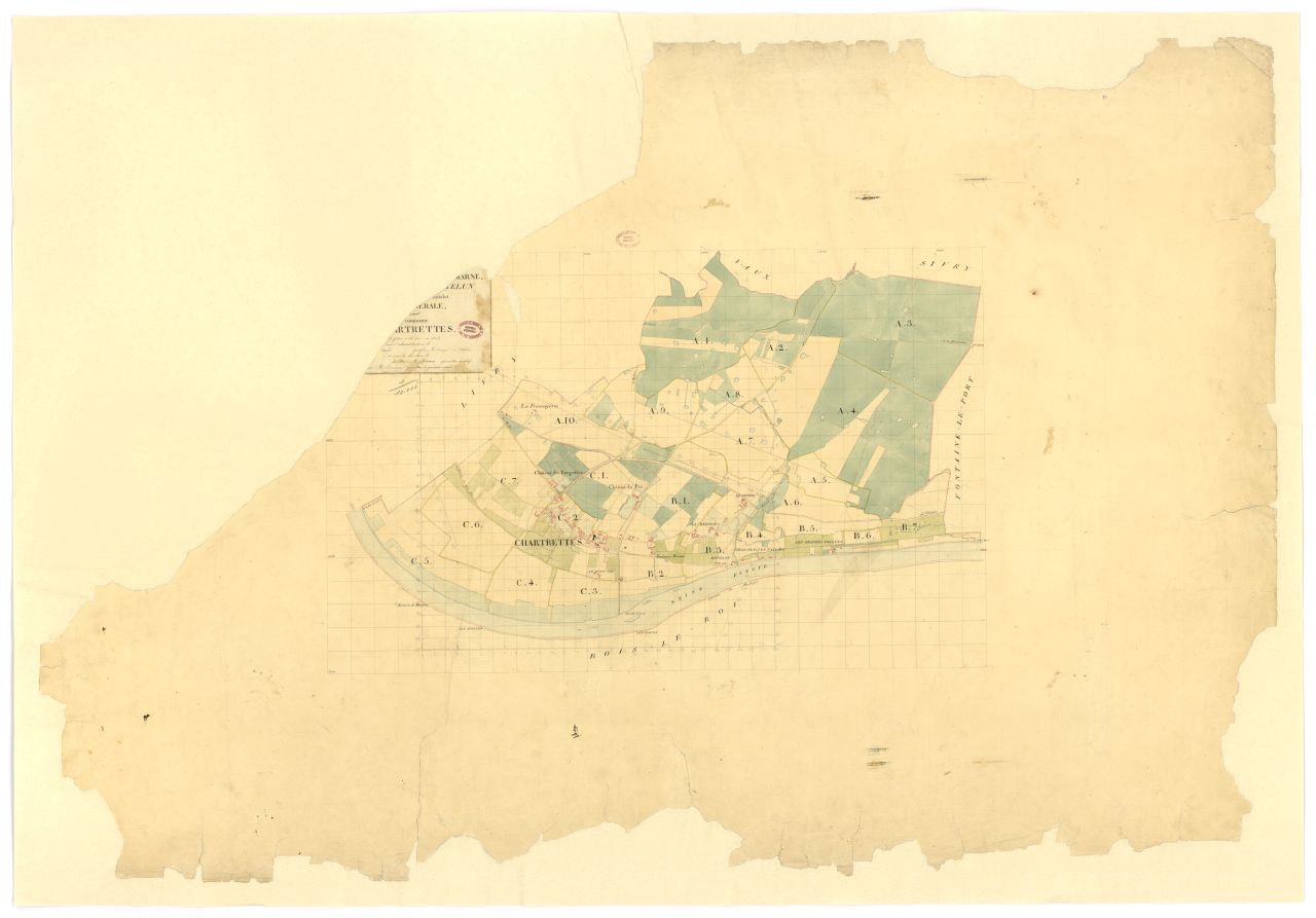 Tableau d'assemblage, 3 sections