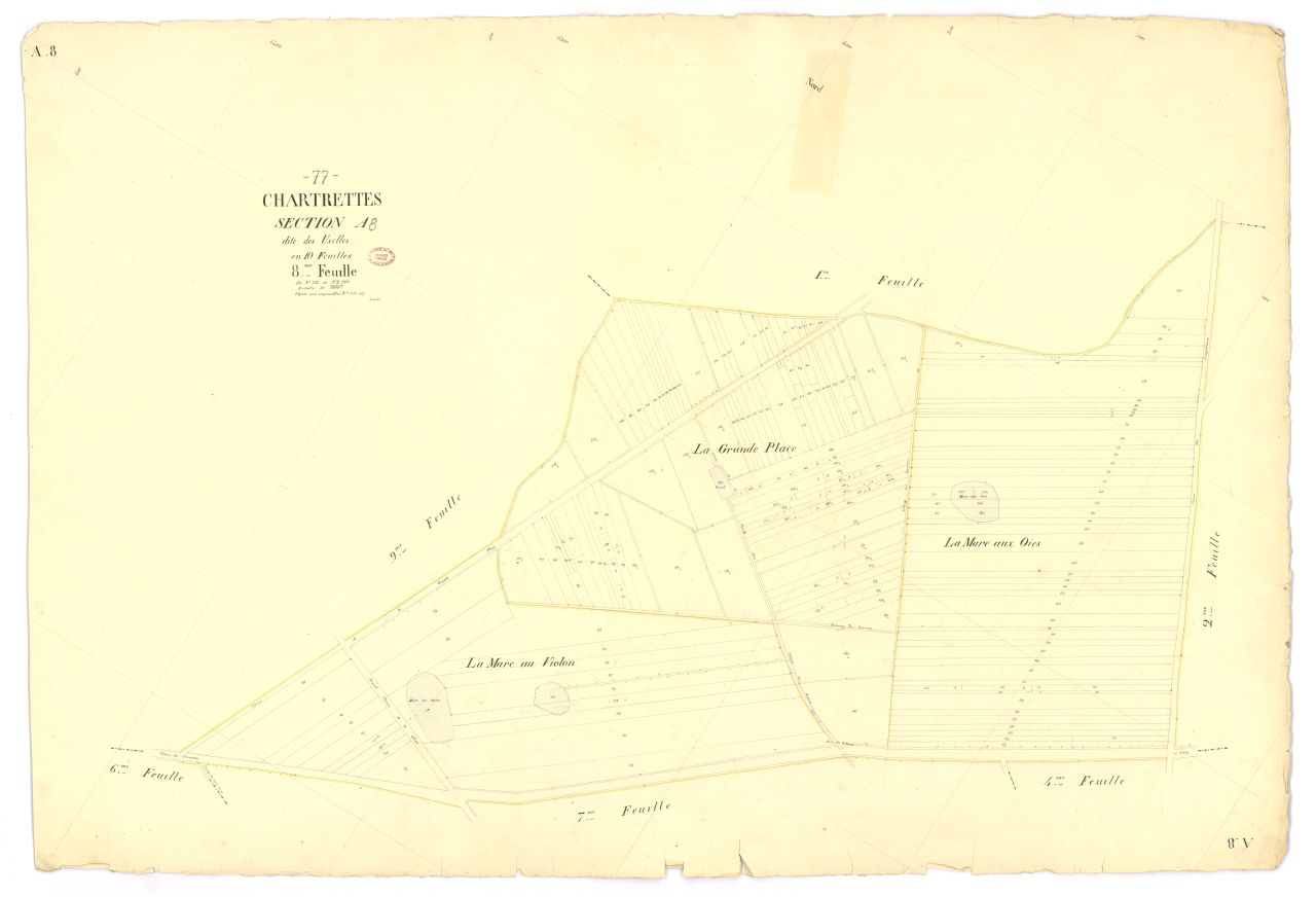 Section A dite d'Uselles, en 10 feuilles, 8eme feuille