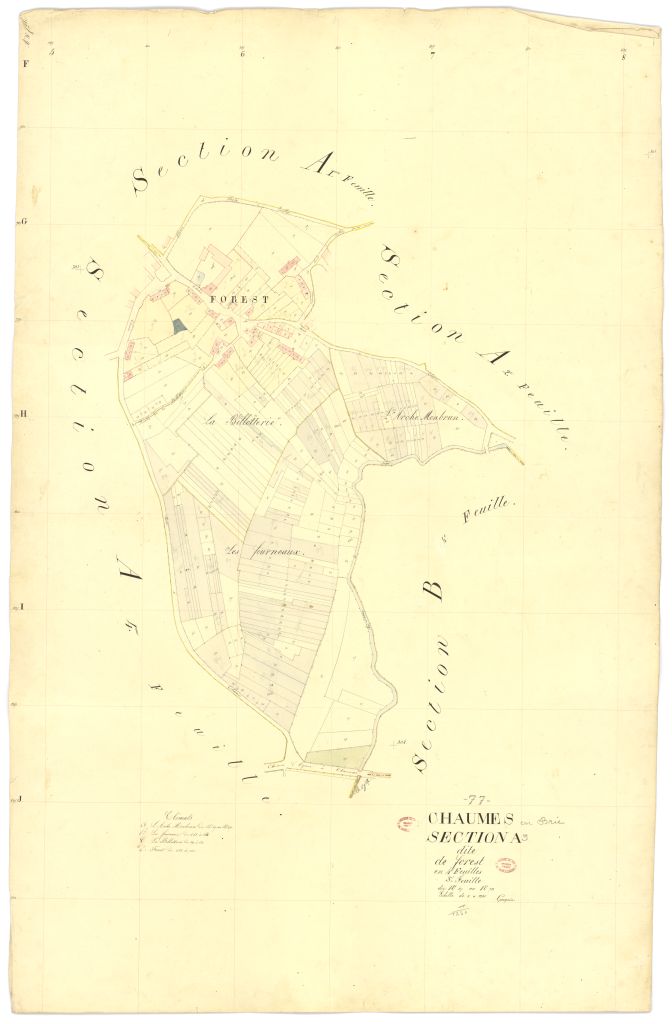 Section A dite de Forest, en 4 feuilles, 3eme feuille
