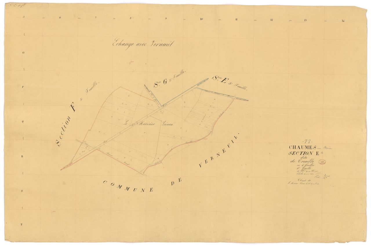 Section E dite de Crenille, en 4 feuilles, 4eme feuille