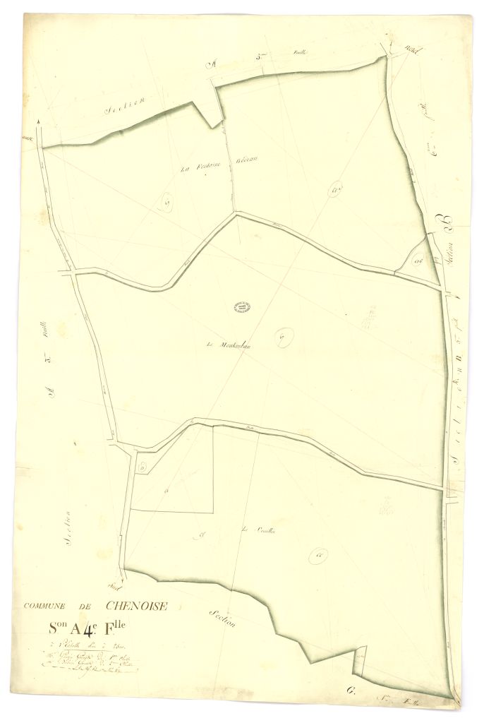 minute, section A, 4eme feuille