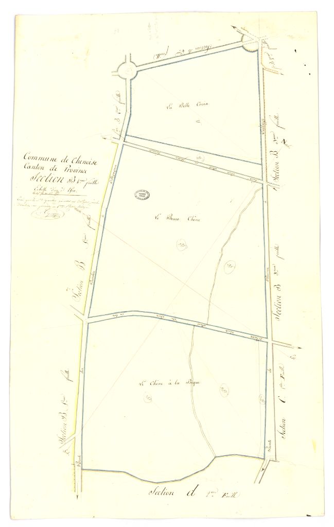 minute, section B, 4eme feuille