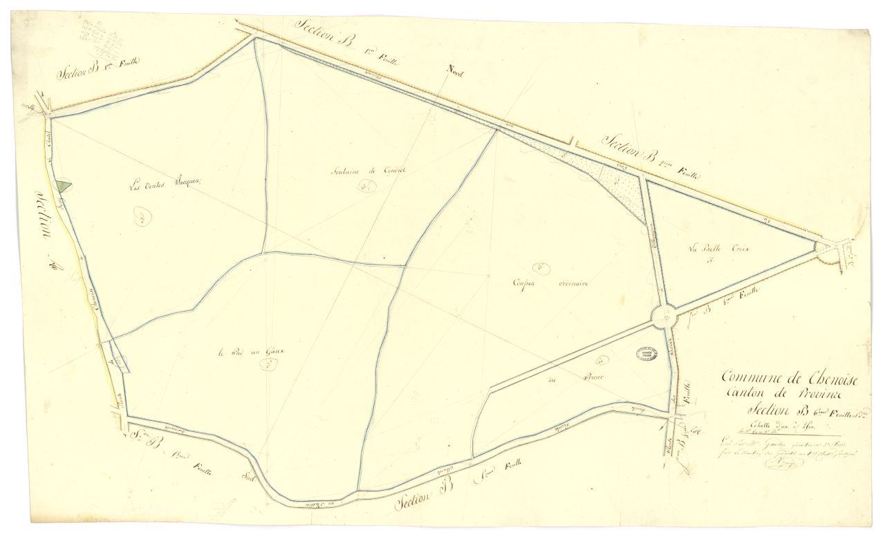 minute, section B, 6eme feuille