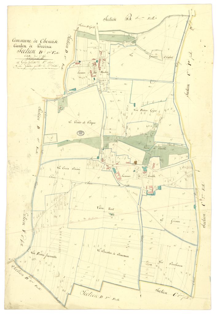 minute, section D, 2eme feuille