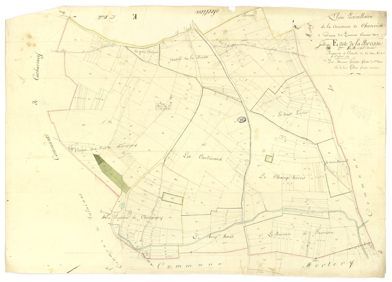 minute, section E, 2eme feuille