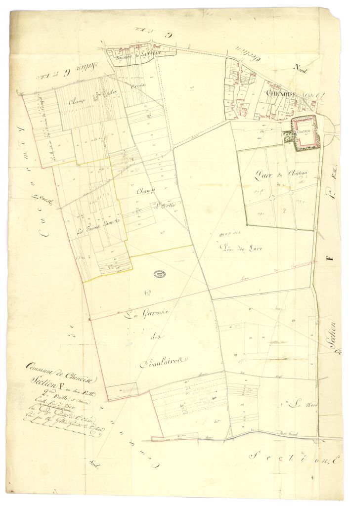 minute, section F, 2eme feuille