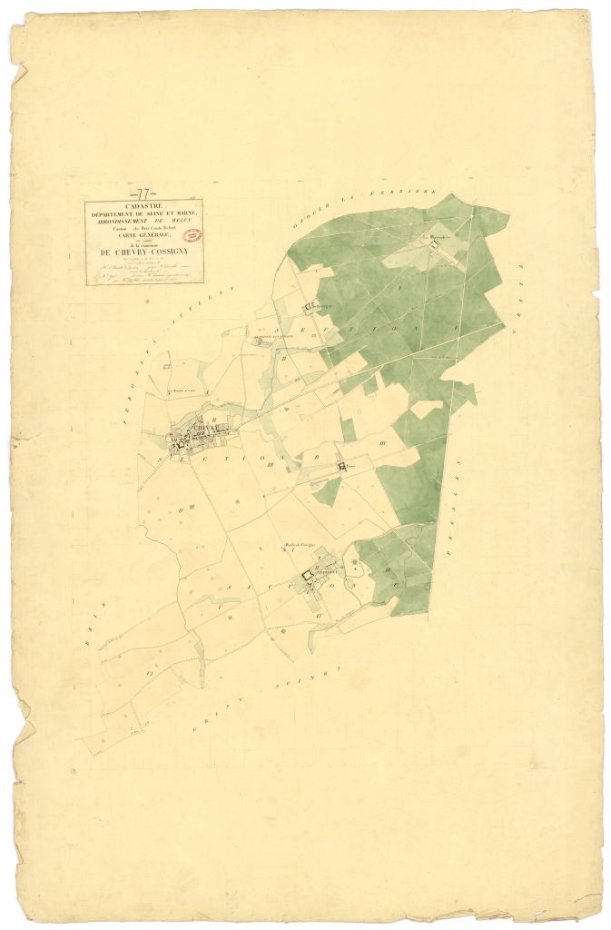 Tableau d'assemblage, 3 sections