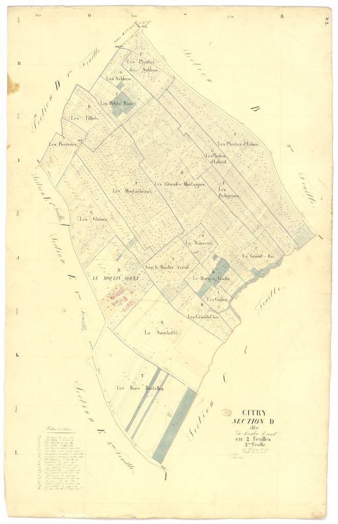 Section D dite du Moulin-a-Vent, en 2 feuilles, 2eme feuille