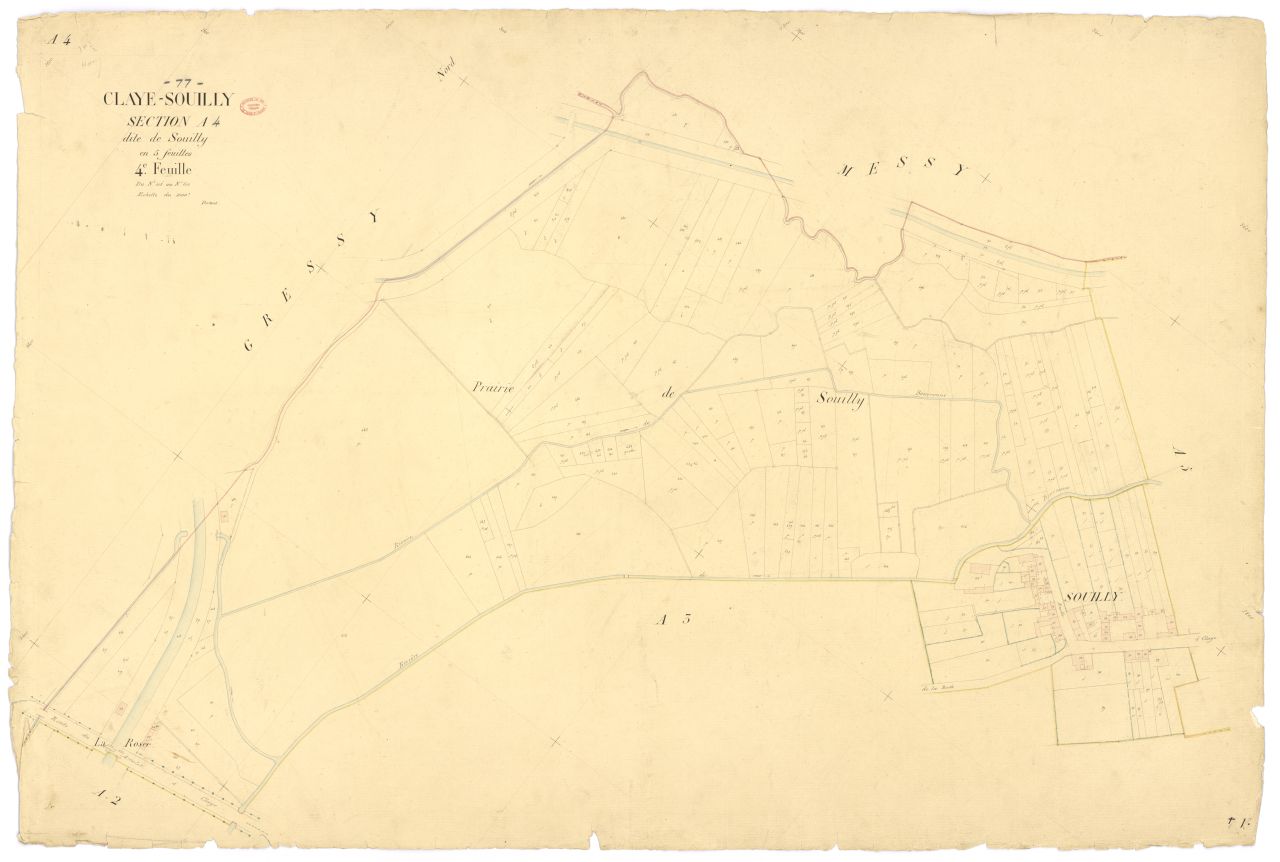 Section A dite de Souilly, en 5 feuilles, 4eme feuille