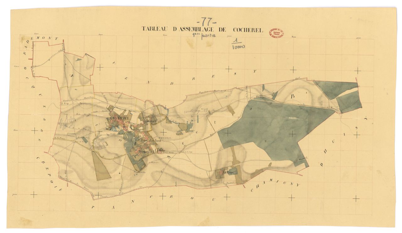 Tableau d'assemblage, 2 sections