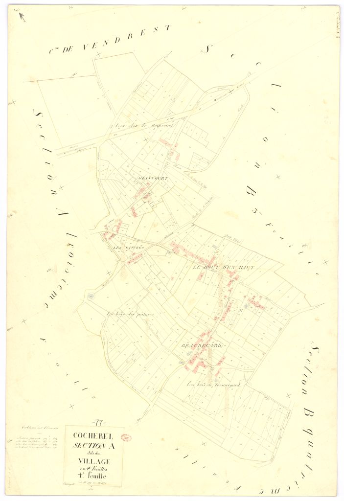 Section A dite du Village, en 4 feuilles, 4eme feuille