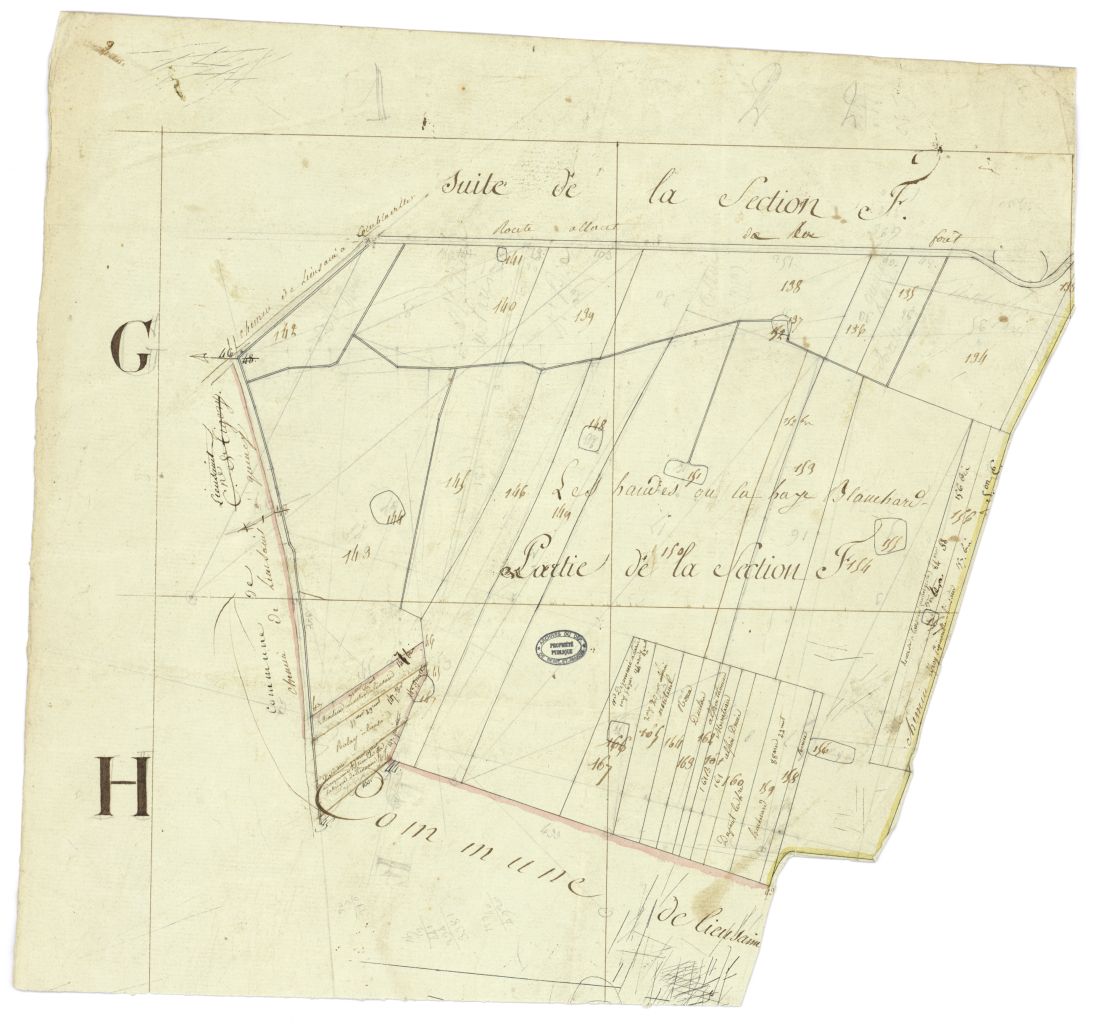 minute, section F, 1ere feuille