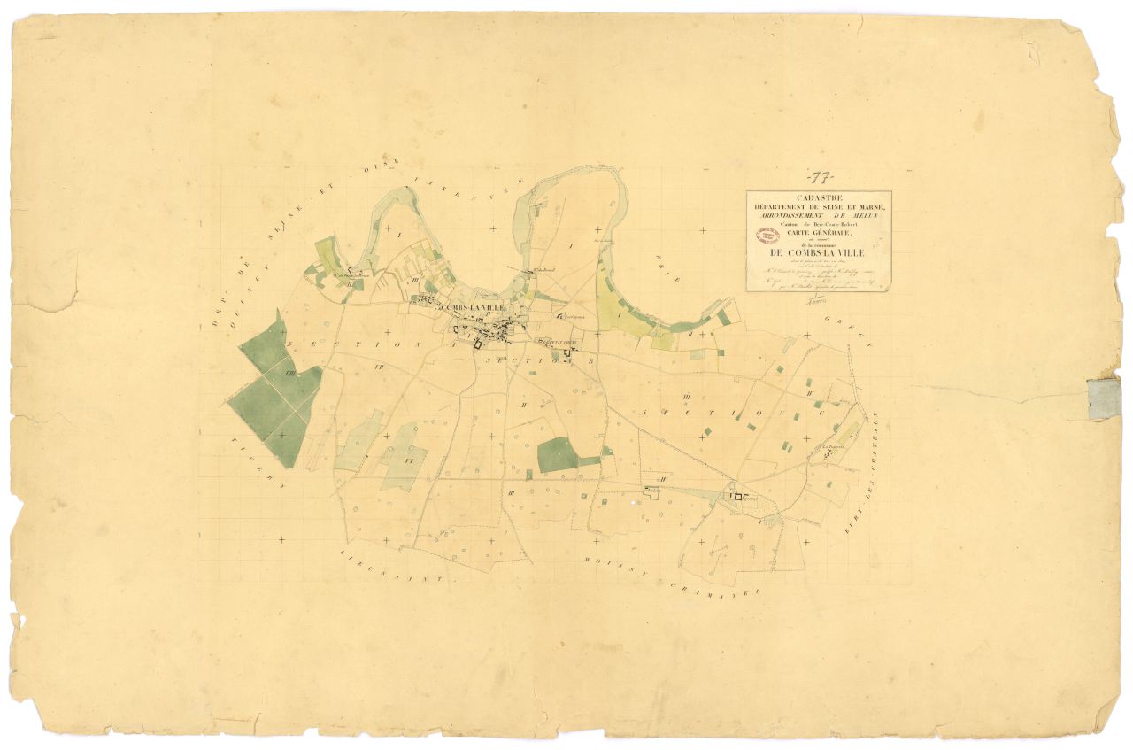 Tableau d'assemblage, 3 sections