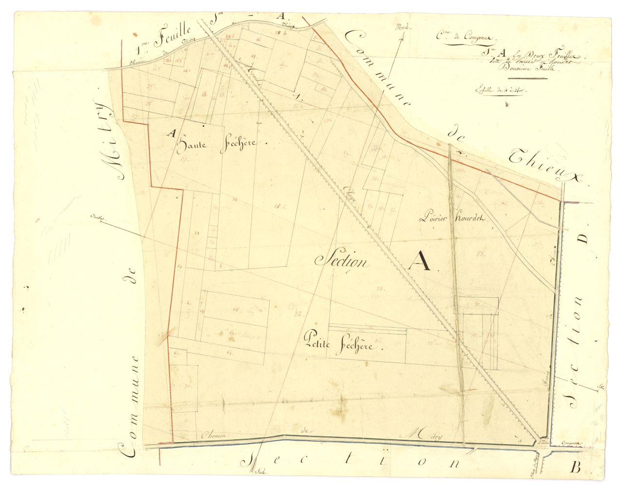minute, section A, 2eme feuille