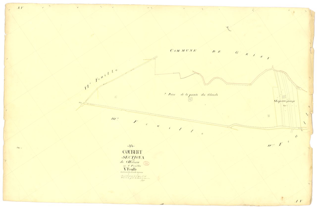 Section A dite du Chateau, en 6 feuilles, 5eme feuille