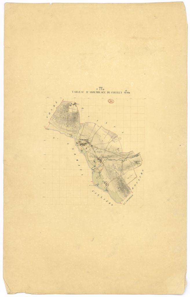 Tableau d'assemblage, 3 sections