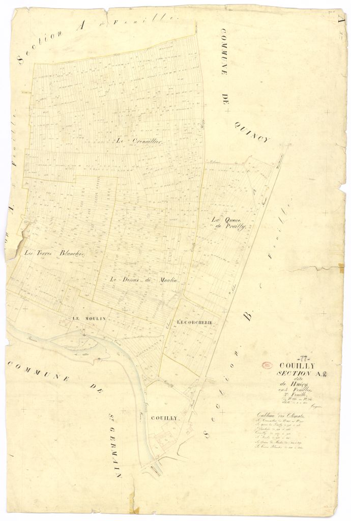 Section A dite de Huiry, en 3 feuilles, 2eme feuille