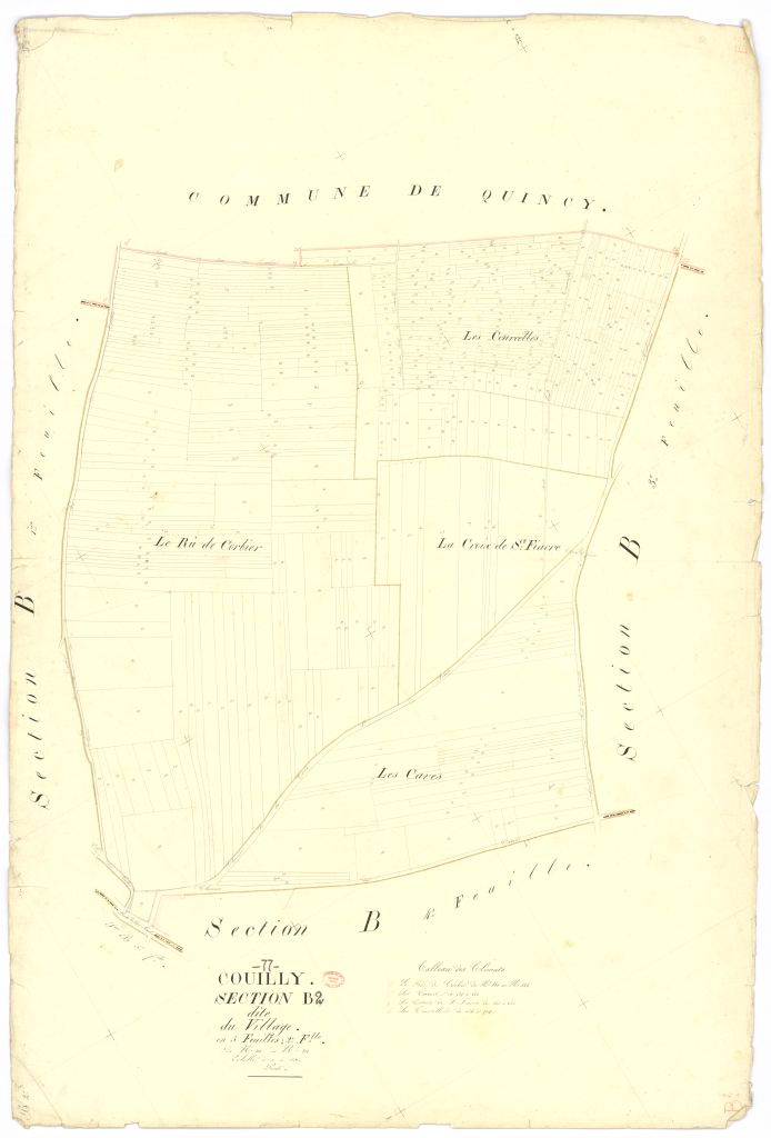 Section B dite du Village, en 5 feuilles, 2eme feuille