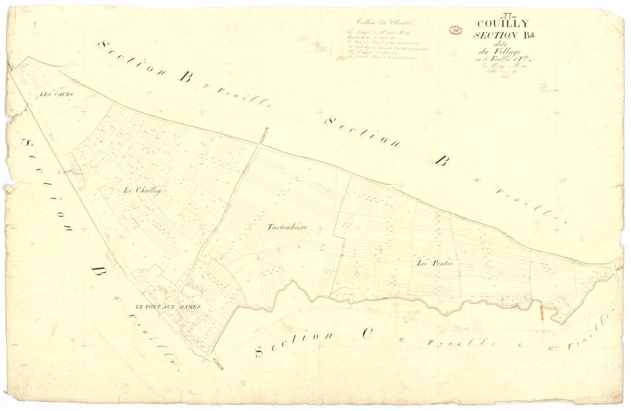Section B dite du Village, en 5 feuilles, 4eme feuille