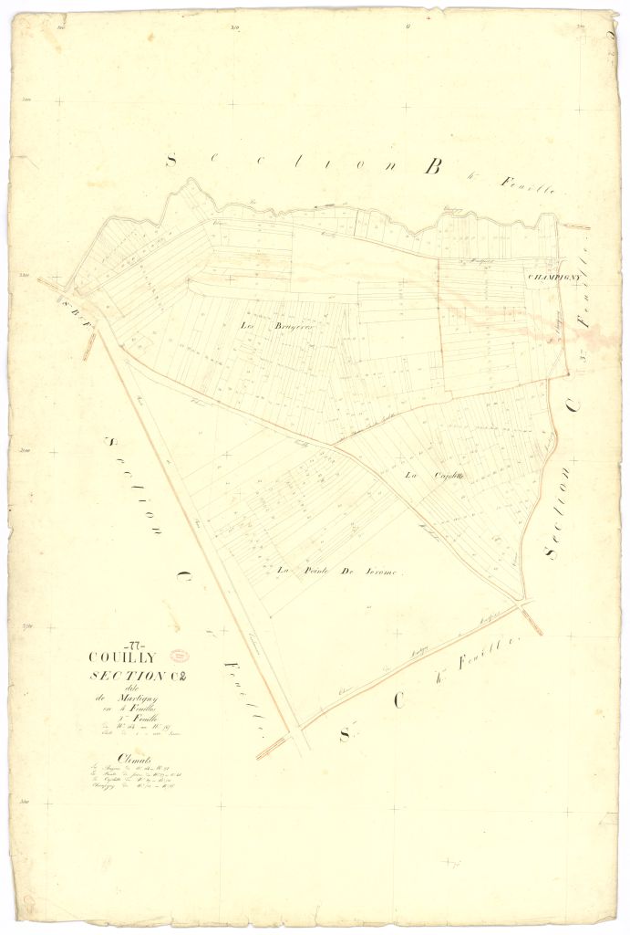 Section C dite de Martigny, en 4 feuilles, 2eme feuille
