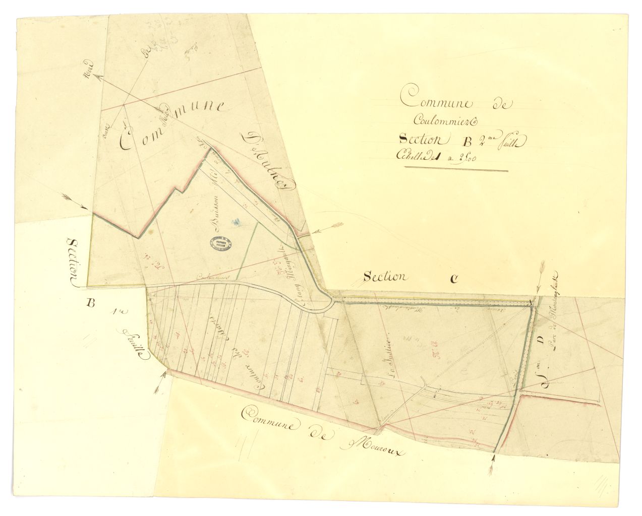 minute, section B, 2eme feuille