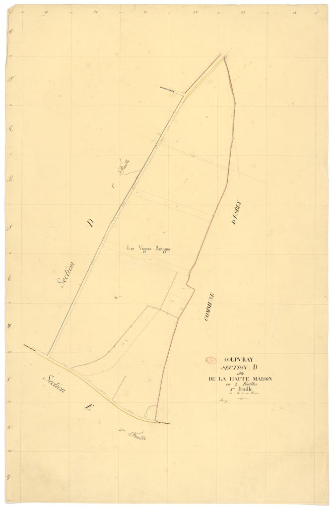 Section D dite de la Haute-Maison, en 2 feuilles, 2eme feuille