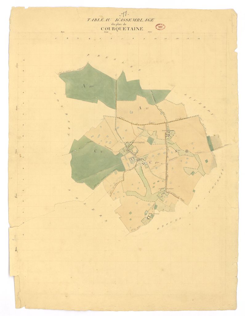 Tableau d'assemblage, 3 sections
