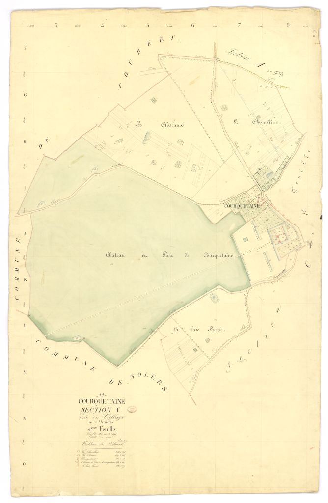 Section C dite du Village, en 2 feuilles, 2eme feuille
