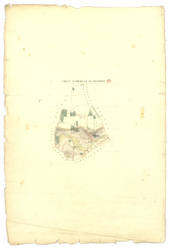 Tableau d'assemblage, 3 sections