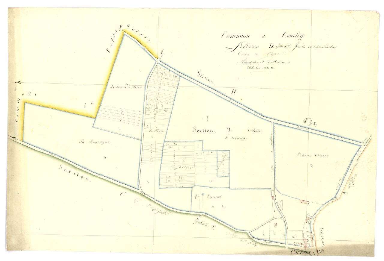 copie, section D, 1ere feuille