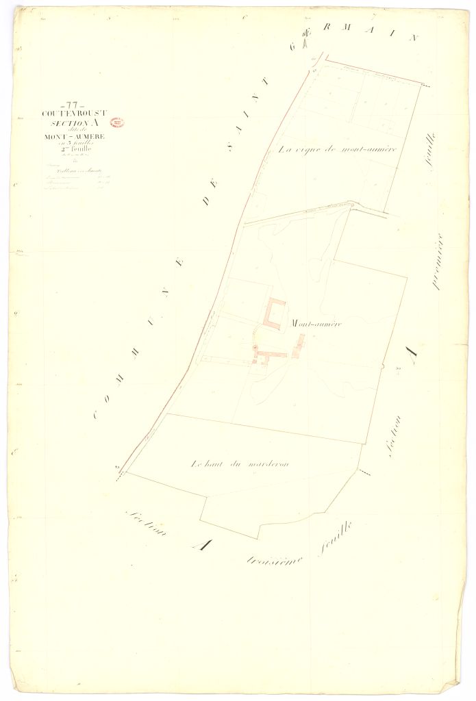 Section A dite du Mont-Aumere, en 3 feuilles, 2eme feuille