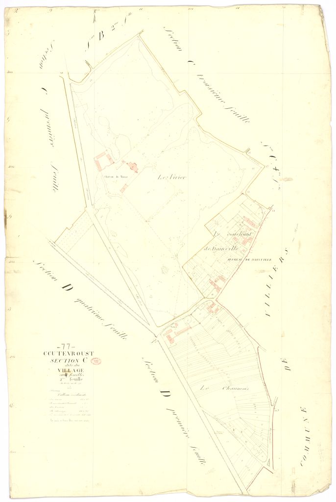 Section C dite du Village, en 4 feuilles, 2eme feuille