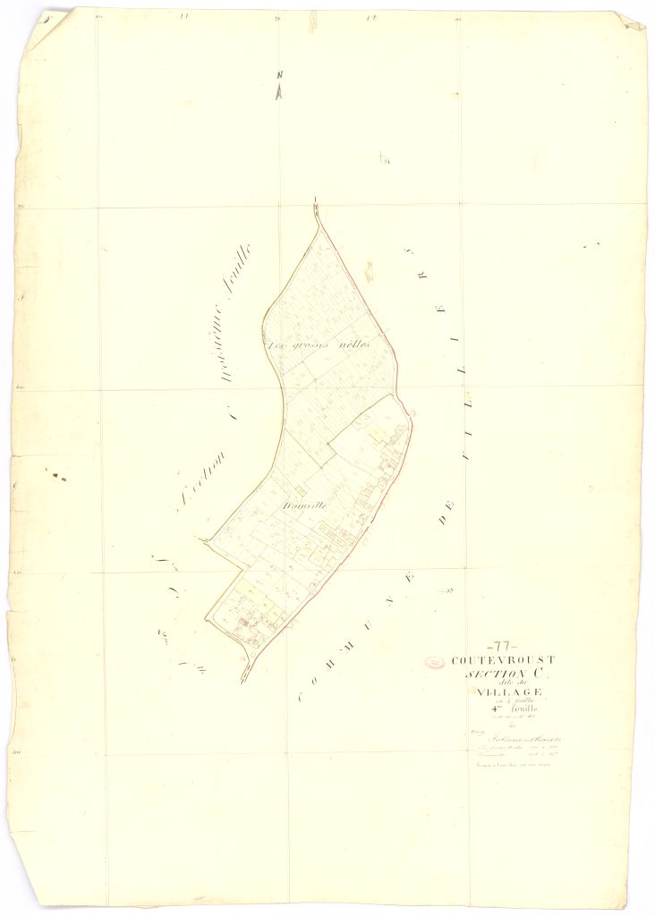 Section C dite du Village, en 4 feuilles, 4eme feuille