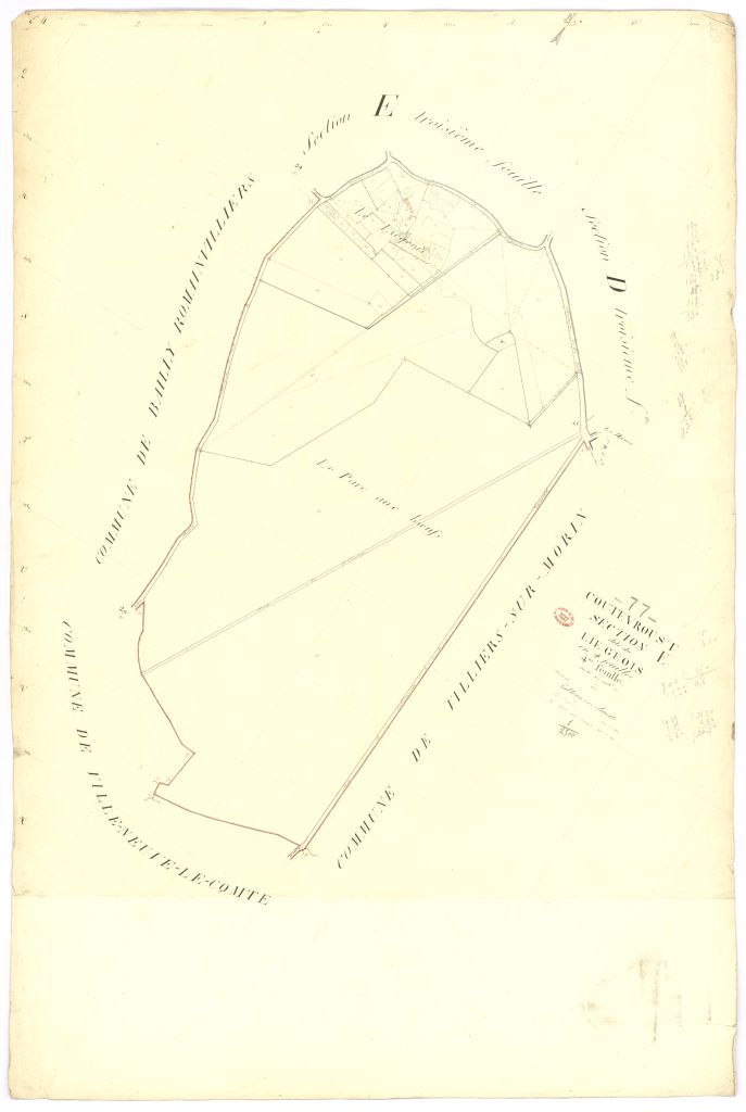 Section E dite de Liegeois, en 4 feuilles, 4eme feuille