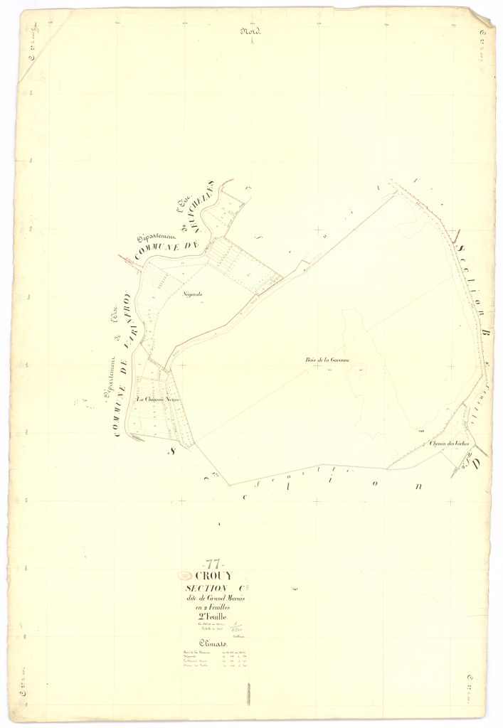 Section C dite du Grand-Marais, en 2 feuilles, 2eme feuille