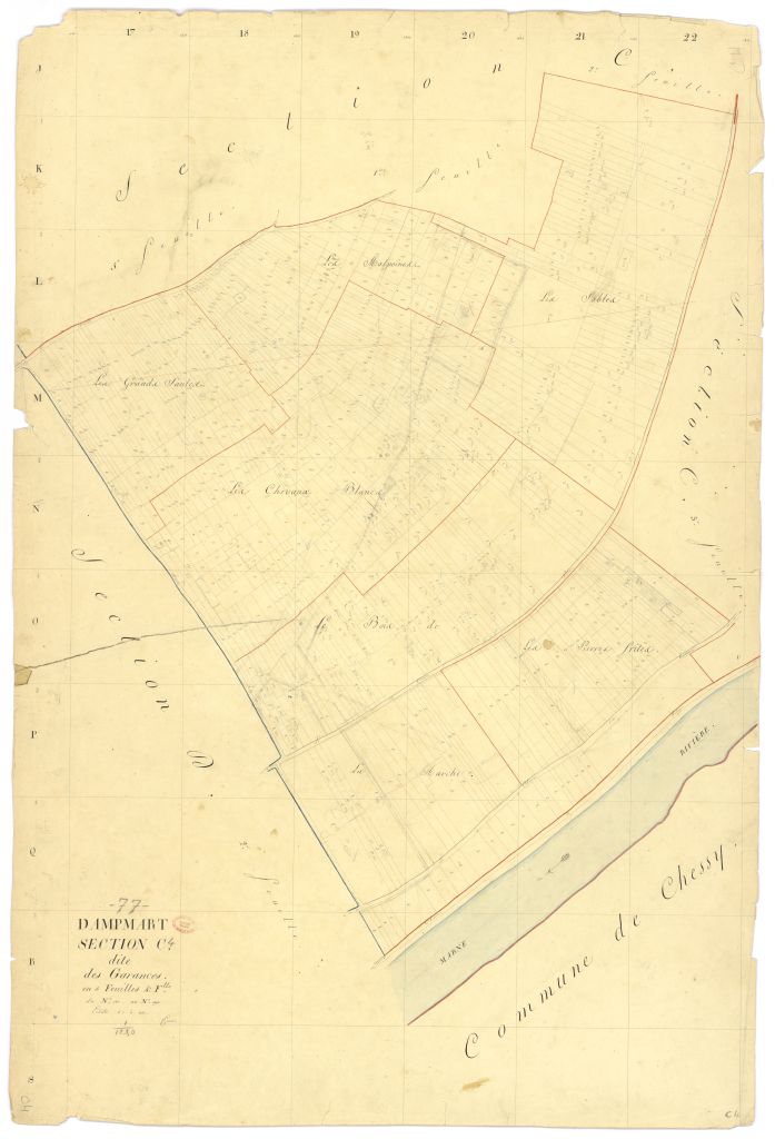 Section C dite de Garances, en 5 feuilles, 4eme feuille
