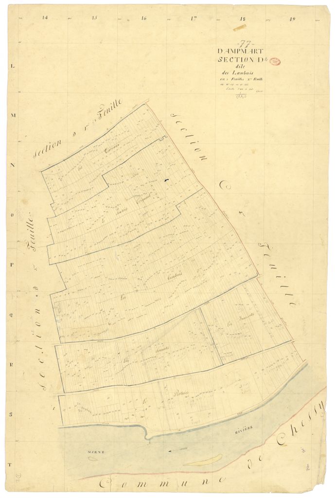 Section D dite de Lambuis, en 3 feuilles, 2eme feuille