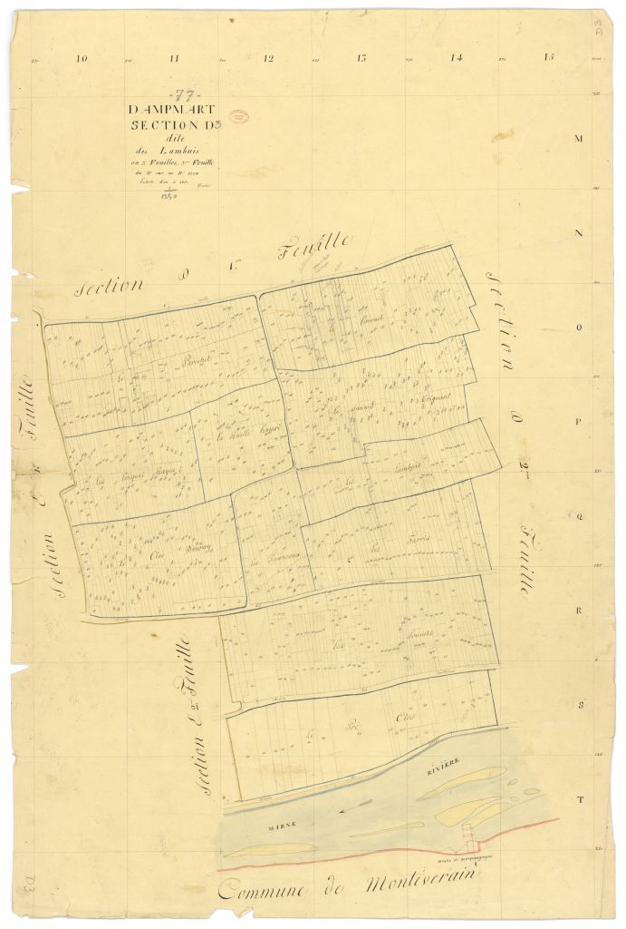 Section D dite de Lambuis, en 3 feuilles, 3eme feuille