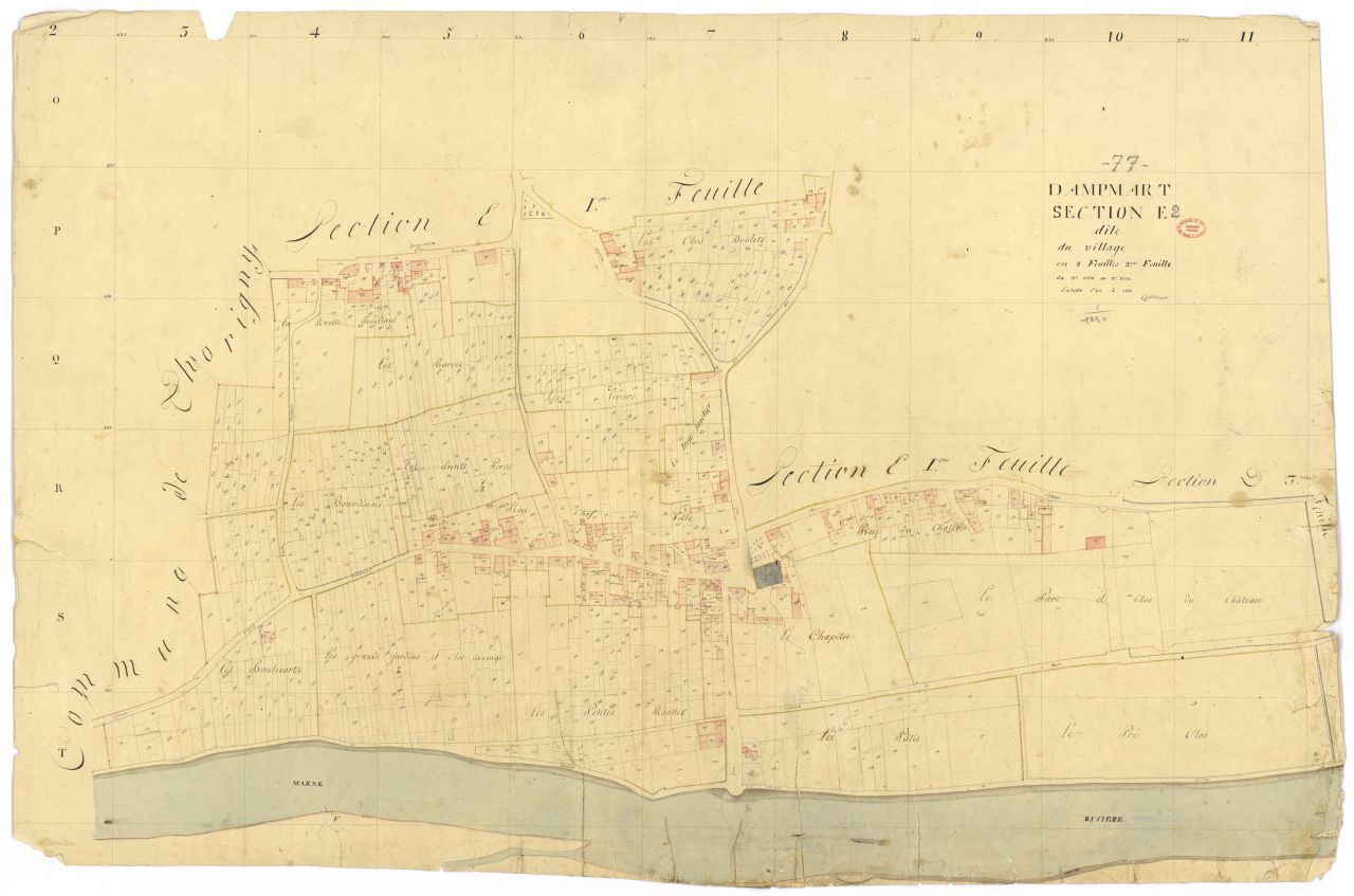 Section E dite du Village, en 2 feuilles, 2eme feuille