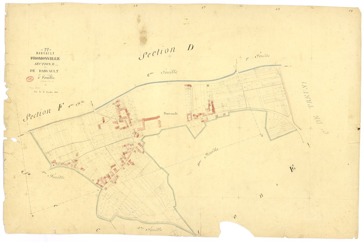 Section E dite de Darvault, en 5 feuilles, 2eme feuille